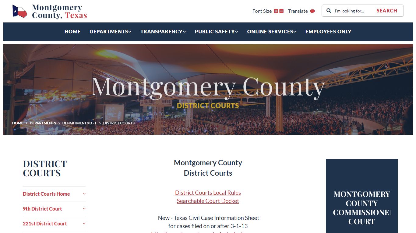 Welcome to Montgomery County, Texas